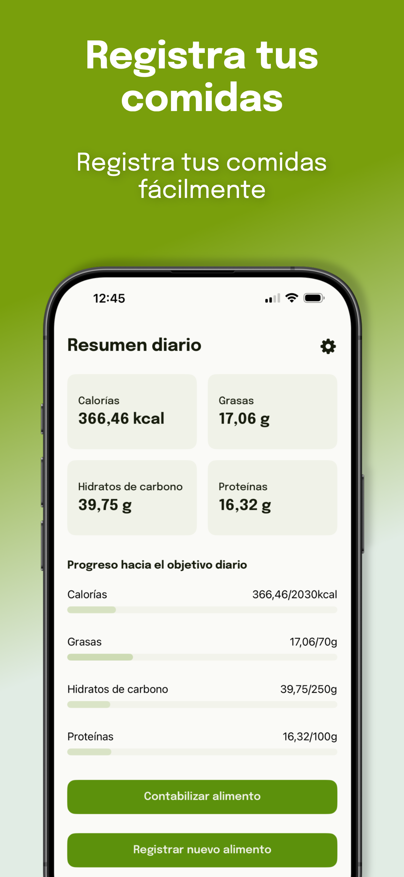 Captura de pantalla 1 de Kalories