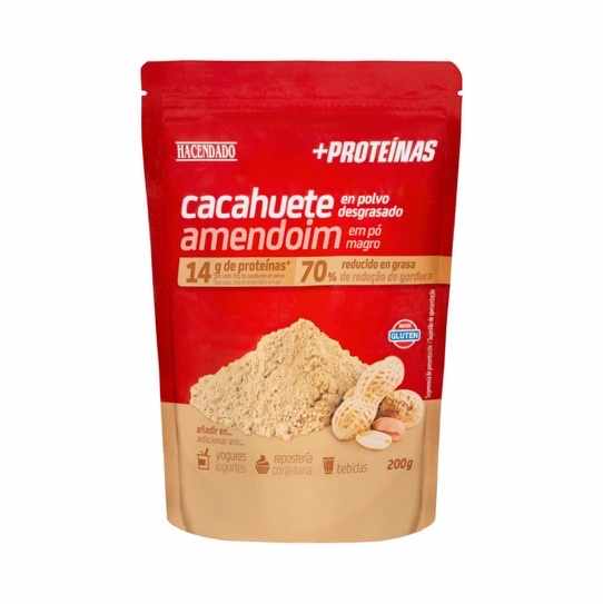 Amendoim +Proteína em pó, sem gordura