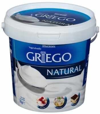 Yogur estilo griego natural