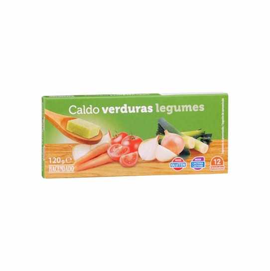 Cubos de caldo de legumes