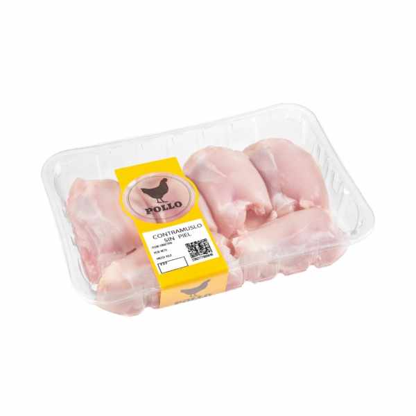 Contramuslo de pollo sin piel