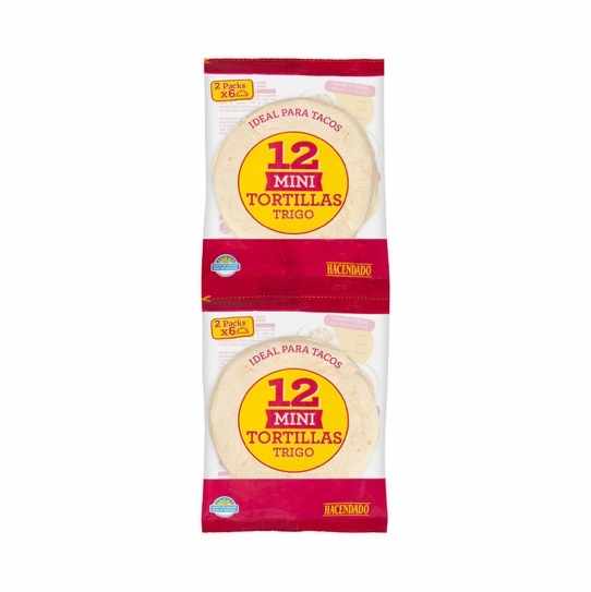 Mini tortillas de trigo 