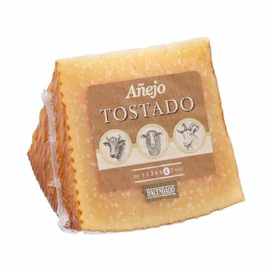 Formaggio stagionato arrostito